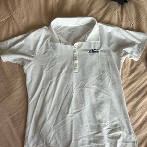 White ACC polo shirt women’s